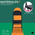 thumbnail image 4 of Mubson Set de 4 Sillas Plegables de Metal. Sillas para Reuniones y Fiestas, 4 of 5