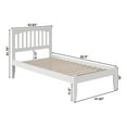 thumbnail image 5 of Mission Platform Bed with Open Foot Board in, in Multiple Colors and Sizes, 5 of 6