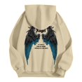thumbnail image 4 of WILLBEST Sudadera con Capucha Informal con Estampado De Ángel De Invierno, Forrada, Cálida, Suave y Cómoda, De Manga Larga para Exteriores XXGrande, 4 of 4