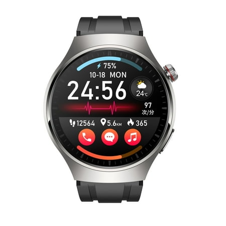 VAYKAL Smartwatch Fitness Tracker for Android and iOS Multiple Sports Modes AMOLED Screen Pedometer Timer Stopwatch Make/Answer Calls Message Notifications IP67 Waterproof