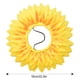 thumbnail image 2 of Naiovety Sombrero amarillo del traje de los girasoles de la novedad de la aplicación amplia para todas las edades Sombreros de los girasoles Kits de decoración para fiestas, 2 of 6