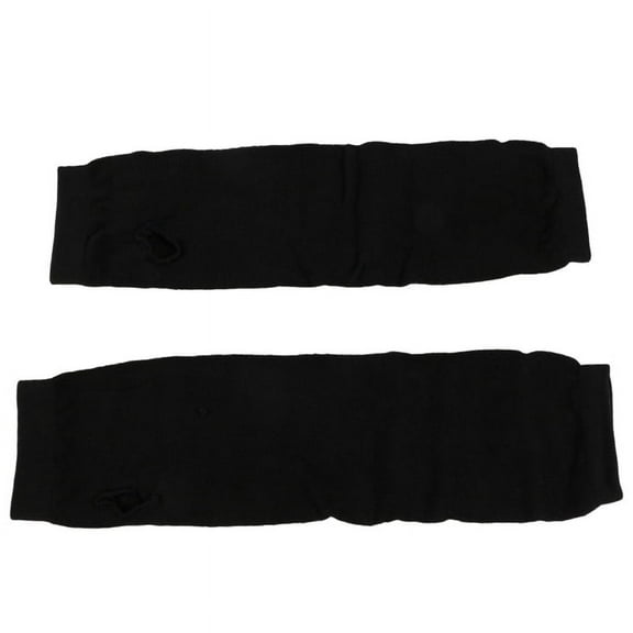 HOT! Men Women Unisex Knitted Fingerless Gloves Soft Warm Long Mitten warm Winter, Black