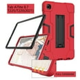 thumbnail image 5 of Dteck Case for Samsung Galaxy Tab A7 Lite 8.7 Inch SM-T220/SM-T225 Released 2021 with Screen Protector, Dteck Rugged Shockproof Kickstand Case, Full Body Protection Shell for Kids,Red/Black, 5 of 5