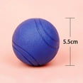 thumbnail image 4 of Rubber Pet Dog Bite Solid Ball Puppy Bite Solid Interactive Chew Toy Dog Training Interactive Chew Toy Tooth Cleaning Ball - Blue, 4 of 7