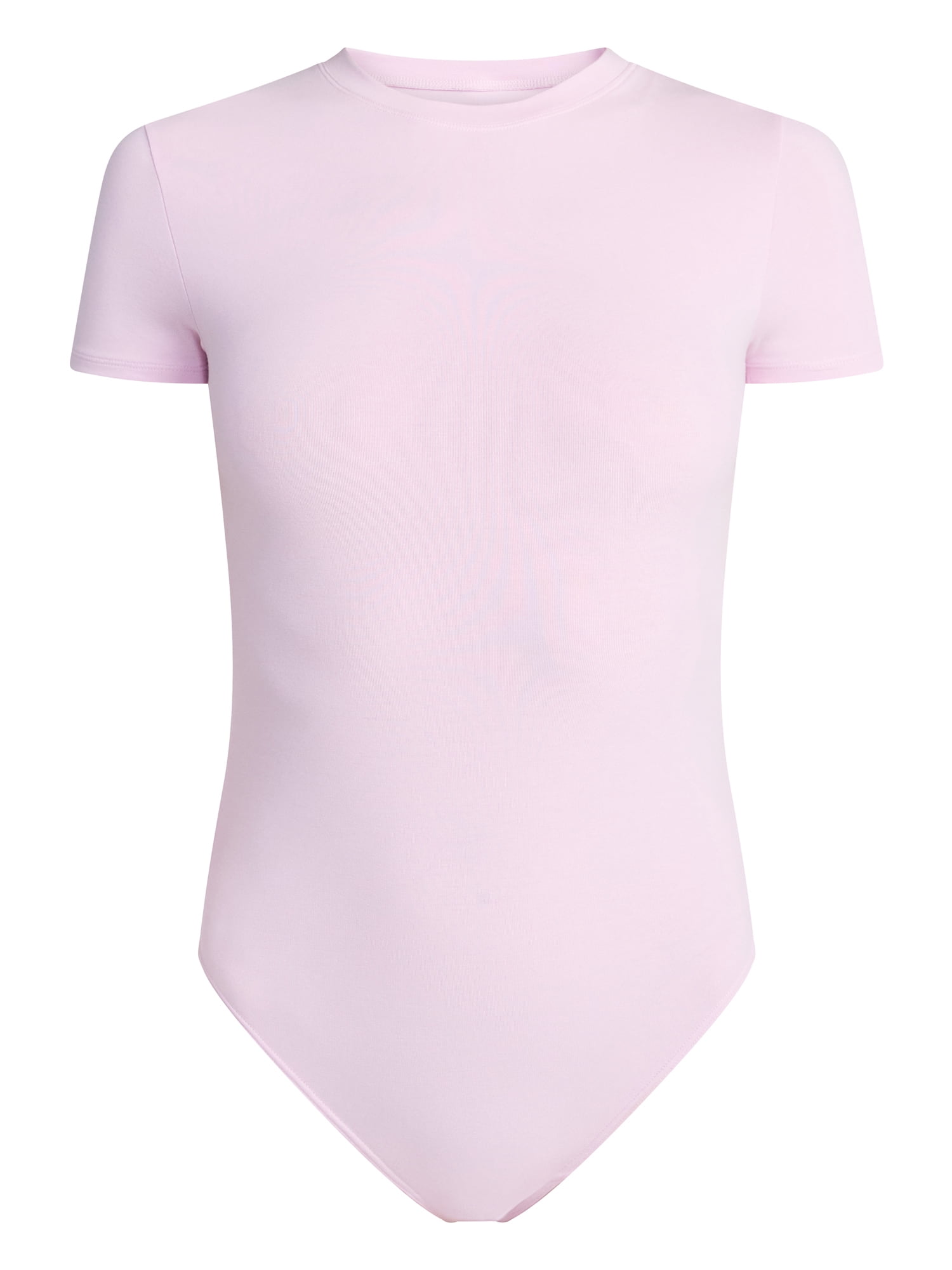 No Boundaries Cotton Stretch Jersey T-Shirt Bodysuit, Women’s XS-3XL