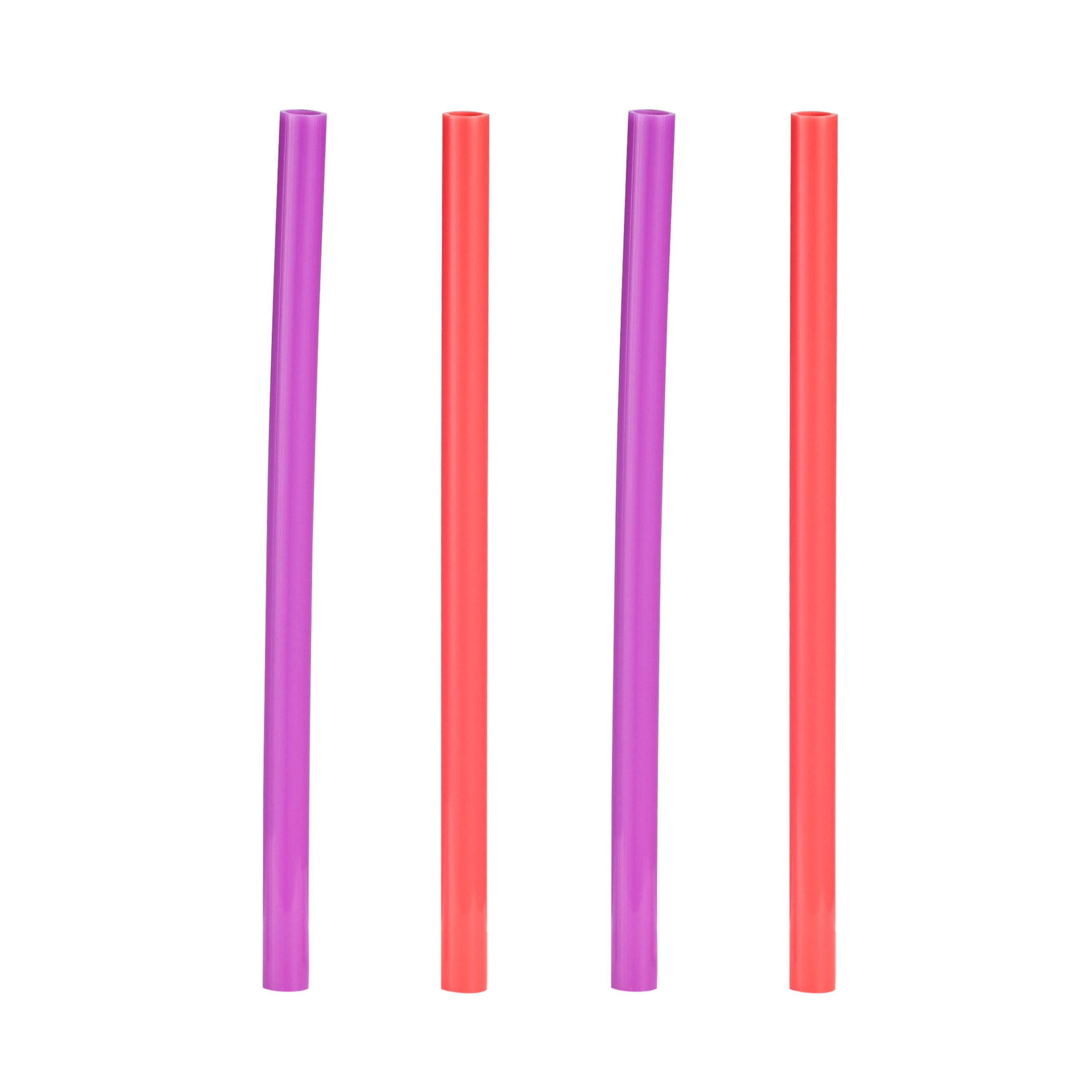 The First Years Take & Toss Straw Cups, Purple, 10 oz , 4 Pk