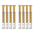 thumbnail image 1 of 8 Tornillos de Montaje Perfecl para Pastilla Humbucker de Metal y Resortes Dorado, 1 of 8
