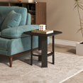 thumbnail image 2 of HOMLUX 15.6" x 17.8" x 24.2" Nightstand with Knob with Handle Modern End Table with Drawer & Open Storage, Black, 2 of 8