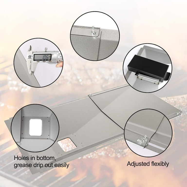 Hisencn Universal Grease Tray with Catch Pan Fits Nexgrill