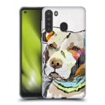thumbnail image 1 of Head Case Designs Officially Licensed Michel Keck Dogs 3 Pit Bull Soft Gel Case Compatible with Samsung Galaxy A21 (2020), 1 of 7