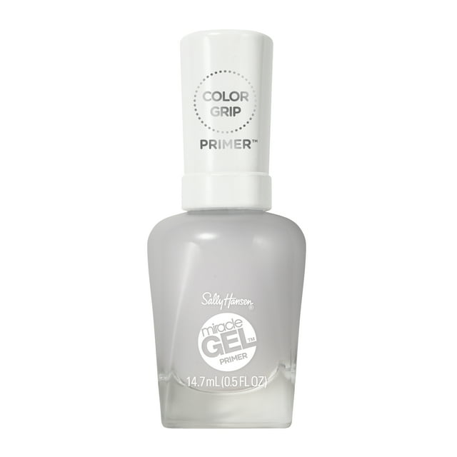 Sally Hansen Miracle Gel™ Color Grip Primer Primes, Preps & Smooths for Optimal Color Adhesion Nail Polish Lacquer 14.7 ml