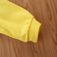 thumbnail image 3 of Vedolay Girls Outfits Girl's 2 Piece Outfits Graphic High Low Hem Tee Shirt and Pants Set,Yellow 6-9 Months, 3 of 5