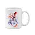 thumbnail image 1 of Watercolor Cyclist Silhouette Mug Unisex's -Image by Shutterstock, 1 of 4