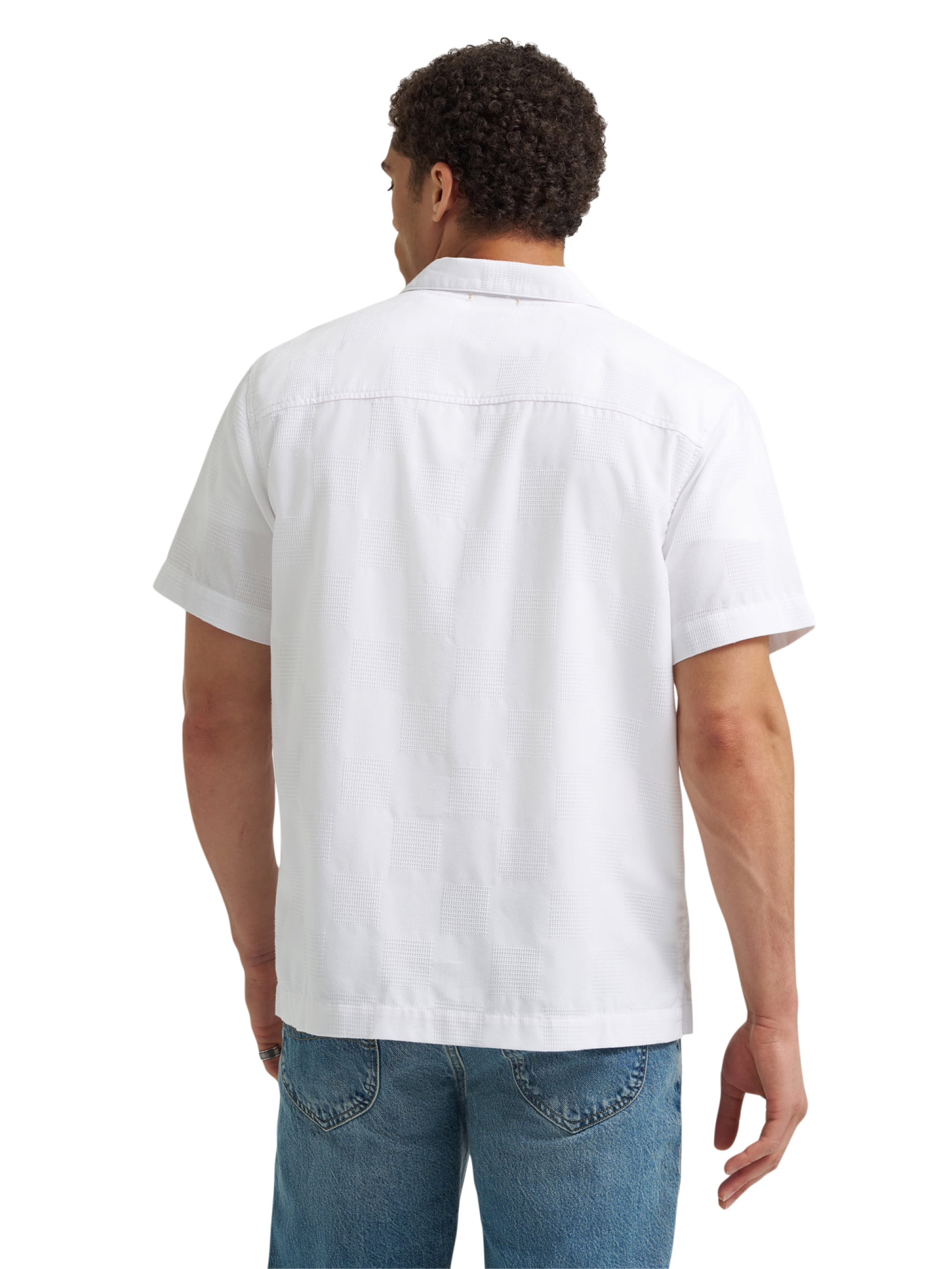 Lee® Men's Heritage Pocketless Short Sleeve Camp Shirt, Sizes S-3XL