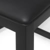 thumbnail image 4 of GDF Studio Bouman Farmhouse Faux Leather Upholstered Wood 24.5 Inch Counter Stools, Set of 2, Black, 4 of 8