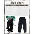 thumbnail image 6 of Rolanko Girls Cargo Pants for Kids Loose Streetwear Hip Hop Dance, 6 of 6