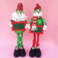 thumbnail image 4 of Cateissary Regalos de muñecas de Navidad Encantadores juguetes de peluche de vacaciones Decoración de Diseño de escena Decoraciones de Kits de decoración para fiestas Papá Noel, 4 of 6