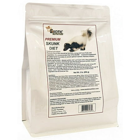 UPC: 0765786961647 | Exotic Nutrition Premium Pet Skunk Food  5 lbs.