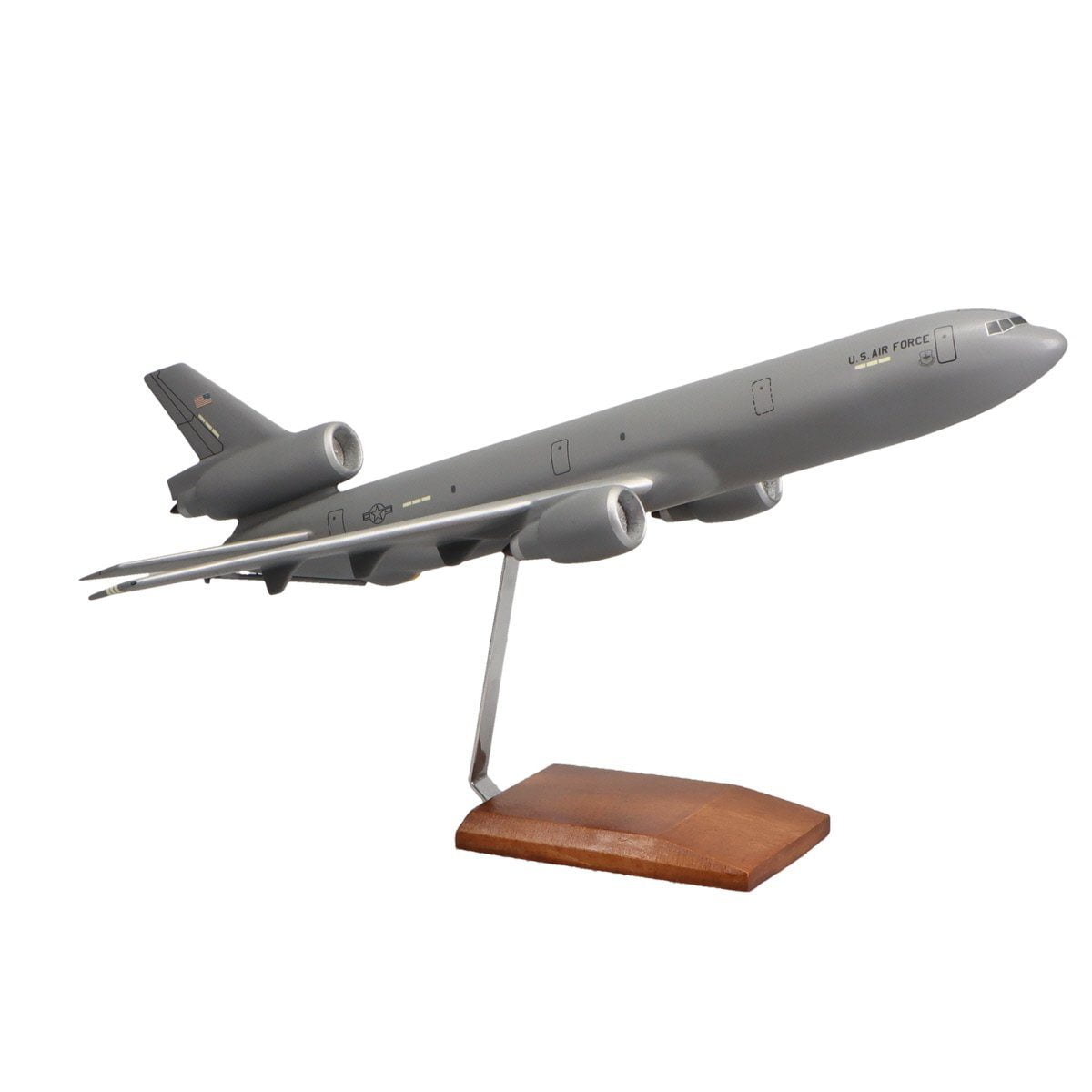 McDonnell Douglas KC-10A Extender Gray Limited Edition Large Mahogany Model