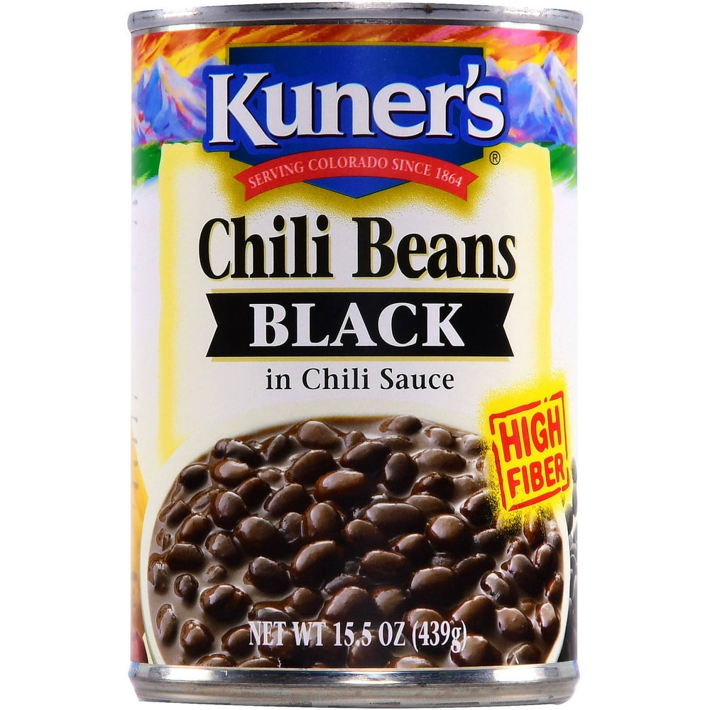 Kuner's Black Chili Beans in Chili Sauce, 15.5 oz