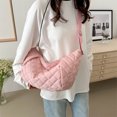thumbnail image 4 of Bolso Tote Hobo Acolchado Algodón Puffer Mujer Dumpling Monedero, 4 of 9