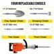 thumbnail image 1 of VEVOR Demolition Jack Hammer Concrete Breaker 2200W Martillo electrico 4 Brocas de cincel, 1 of 9