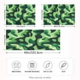 thumbnail image 2 of Yayeee Pillowcase Standard Size Set of 2 Satin Wrinkle Resistant Envelope Pillow Case, Green Camouflage Pattern, 2 of 8