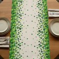 thumbnail image 5 of Table Runners 72 Inches Long Dress Scarves, St. Patrick's Day Farmhouse Kitchen Table Runner, Coffee Tablerunners, Vintage Cute Cat Beer Green Clovers 14x72 Inch, 5 of 9