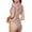 Beautiful Fox, variant on Bees Collecting Nectar Womens One Piece Swimsuits Modest Tummy Control Bathing Suits Lace Up Slimming Swim Suit-XX-Large