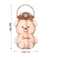thumbnail image 4 of Feltree Water Bottle - 34 OZ Kawaii Bear Water Bottle, with Integrated Carrying Loop and Removable Shoulder Strap, BPA-free Drinking Cups for Girls Travel School, 4 of 7