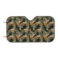 thumbnail image 7 of Fotbe Camouflage Rabbit Car Windshield Sunshade | Sun Visor Protector Front Window Shade, Keeps Out UV Rays, Keeps Your Vehicle Cool-Small, 7 of 7