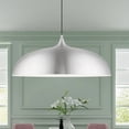 thumbnail image 5 of 49234-66 Livex Lighting Amador - 3 Light Large Pendant In Transitional Style-15.75 Inches Tall and 23.75 Inches Wide-Brushed Aluminum/Polished Chrome, 5 of 12