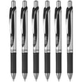 thumbnail image 2 of Pentel EnerGel XM BL77 - Retractable Liquid Gel Ink Pen - 0.7mm - Clam Pack Gift Set of 6 - Black Ink, 2 of 4