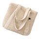thumbnail image 3 of Bolso de playa tejido de gran capacidad, bolso de verano tejido, bolso de hombro para vacaciones al aire libre, 3 of 8