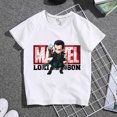 thumbnail image 2 of Kids Summer Tops Tees Cartoon Spiderman White Short Sleeve T-Shirt, 2 of 5