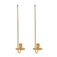 thumbnail image 2 of Dserhfy 2 Pcs Metal Candle Holder Wall Decor Candle Sconce Holder Modern Wall Mount Tapered Candles Holders for Fireplace Living Room Farmhouse, 2 of 8