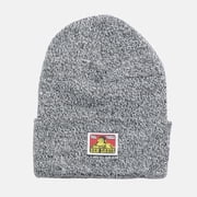 Ben Davis Beanie Unisex Acrylic Cuffed Knit Hat Mens Double Layered Casual Cap, Black, OS