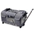 thumbnail image 1 of Nouveau Sac pour Chat Portable Chariot pour Animaux Détachable Roue Universelle Respirant Pliable Grande Capacité Sac pour Animaux, 1 of 6