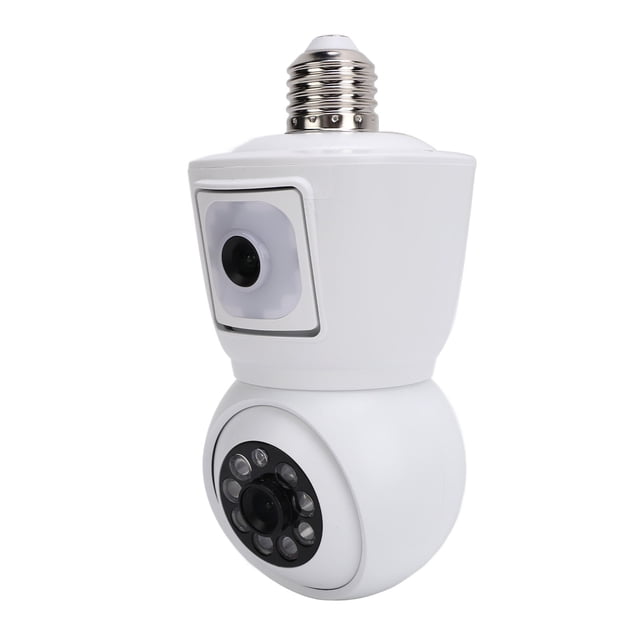 Cámara Con Bombilla Para Exteriores, Cámara De Seguridad WiFi, Monitoreo Remoto, Conversación Bidireccional, 110-240V, 3 Modos De Visión Nocturna Para Apartamento