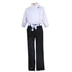 thumbnail image 4 of Disfraz de juego de rol con pantalones largos negros y azules y estilo cambiante cos costume, 4 of 5