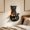 B, variant on Miwamany Wall Mounted Wooden Floating Shelf, Rustic Black Wall Shelf with Tongue and Groove Joint, Decorative Wood Storage Display Rack for Bedroom, Living Room, Bathroom Decor (11.5x5.5in)