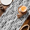 thumbnail image 3 of Table Runners 70 Inches Long Dress Scarves, Grey Black Farmhouse Coffee/Dining/Kitchen Table Decor, Holiday Table Runner, Ink Painting Modern Abstract Art 13x70 Inch, 3 of 9