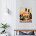 thumbnail image 3 of PRATYUS  Tijuana Tequila Wall Art, Watercolor Art Poster Mexican Inspired Canvas Prints, Mexican Home Decor, Mexican Restaurant Decoration, Retro Sunset Landscape Wall Decor, 16x20 Inch, 3 of 3
