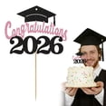 thumbnail image 3 of 18Pc 2026 Graduation Cupcake Toppers Class of 2026 Cupcake Topper Graduation Decorations Party Supplies Set,Decoration Kit,Balloon Set,Banner Set,Table Decor,Confetti,Party Favors,Event Accessories,P, 3 of 9