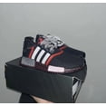 thumbnail image 2 of Adi - das Mens NMD R1 Shoes Size US 4.5 Black Red Gray Lace Up Boost Print Runner, 2 of 4