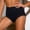 Black, variant on Womens Seamless High Waist Shaping Briefs Tummy Control Panties - No Show Invisible Underwear, Breathable Nylon Spandex Green,Size M