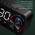 thumbnail image 4 of mmirethe Alarm Clock Timing Device Wireless Speaker Large Screen Fine Workmanship Space Saving Multifunctional Home Supplies White, 4 of 8
