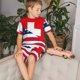 thumbnail image 4 of Balery USA Switzerland Conjunto de Pijama Infantil de Manga Corta con Estampado – Ropa de Dormir de Algodón Suave-4X-Large, 4 of 6