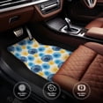 thumbnail image 5 of Daiia Circular Printed Car Floor Mats Set of 4, Durable Non Slip Auto Floor Carpet, Car Interior Carpets Proof Foot Pads Anti-Slip Cushion Automoetive Accessories, 5 of 6