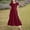 Wine, variant on Dress Girls Cute Birthday Dress Girls Kids Flower Girl Dresses 8-9 Years